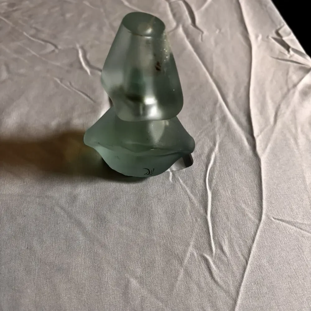 Salvador Dali Frosted Lip And Nose Parfume Bottle S.dali Ray paris Vintage